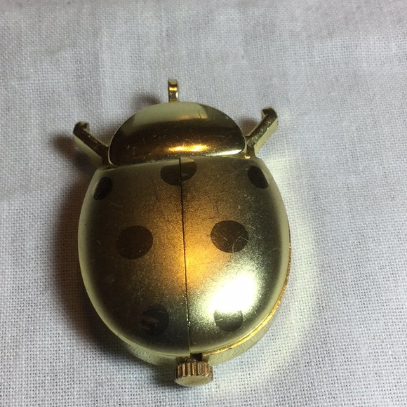 Vintage Lucerne Lady Bug Watch Pendant - Picture 2 of 3
